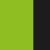 Lime green / Black