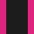 jet black/hot pink