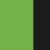 Vivid green / Black